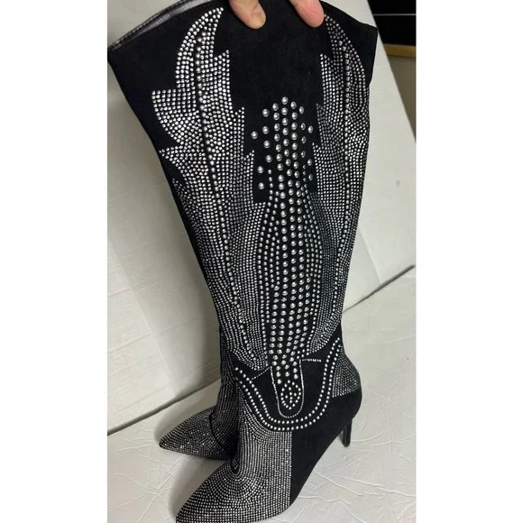Gorgeous black and sequin boots by Cape Robbin 10